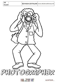 ingilizce boyama sayfaları